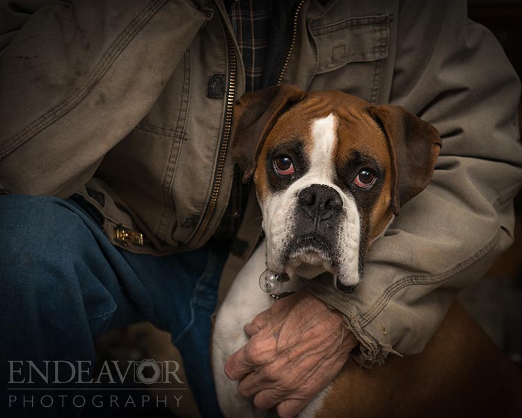 pet dog photograph with owner