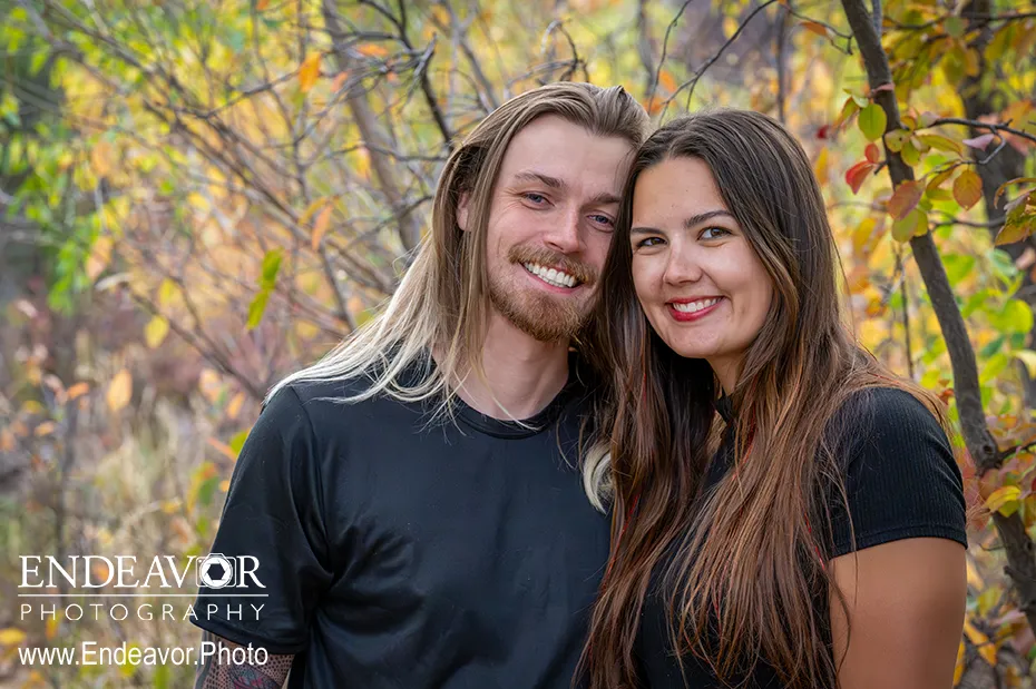 couple at Dixon Reservoir in Fort Collins