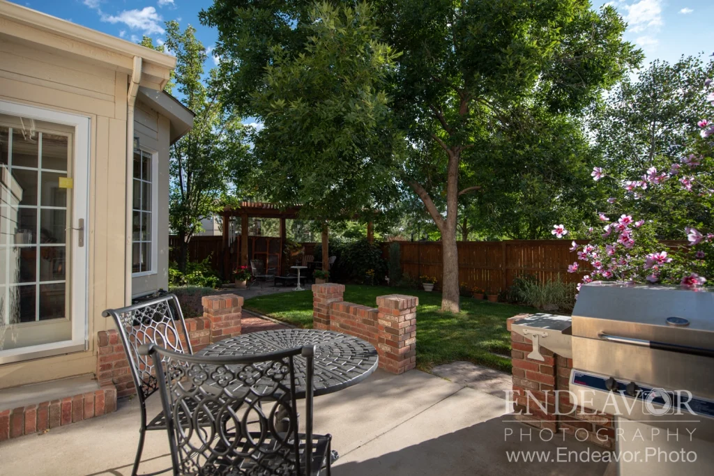 photo of a back yard in fort collins co